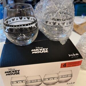 Disney Mickey Mouse Drinking Glass Set of 3 - 15 oz